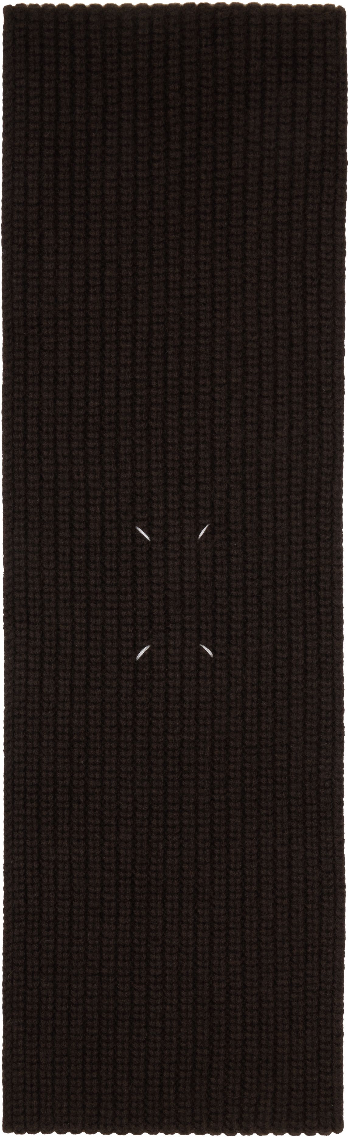 Maison Margiela Brown Cashmere Scarf
