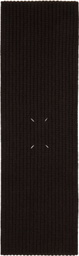 Maison Margiela Brown Cashmere Scarf