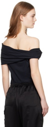 Róhe Black Off-The-Shoulder Camisole