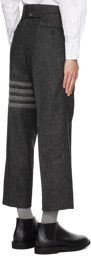 Thom Browne Gray Dropped Inseam Trousers