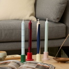 HAY Pattern Candle - Set of 4 in Blues/Bordeaux 