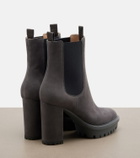Gianvito Rossi Barry suede Chelsea boots