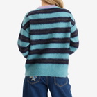 ALÉMAIS Women's Domenica Teal Sweater in Stripe