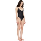 SKIMS Black SKIMS Body Unlined Plunge Thong Bodysuit