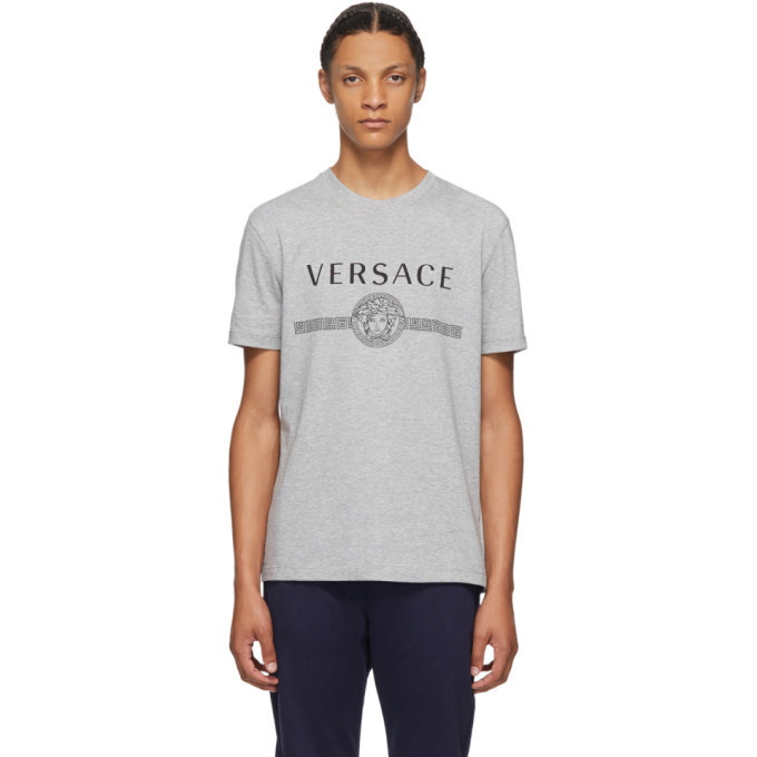 Photo: Versace Grey Medusa Logo T-Shirt