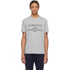 Versace Grey Medusa Logo T-Shirt