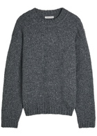 Ymc Undertones Wool-blend Jumper Dark Grey