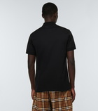 Burberry - TB Monogram cotton and silk polo shirt