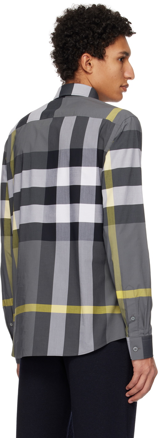 3010053 Black-Grey Check Shirt