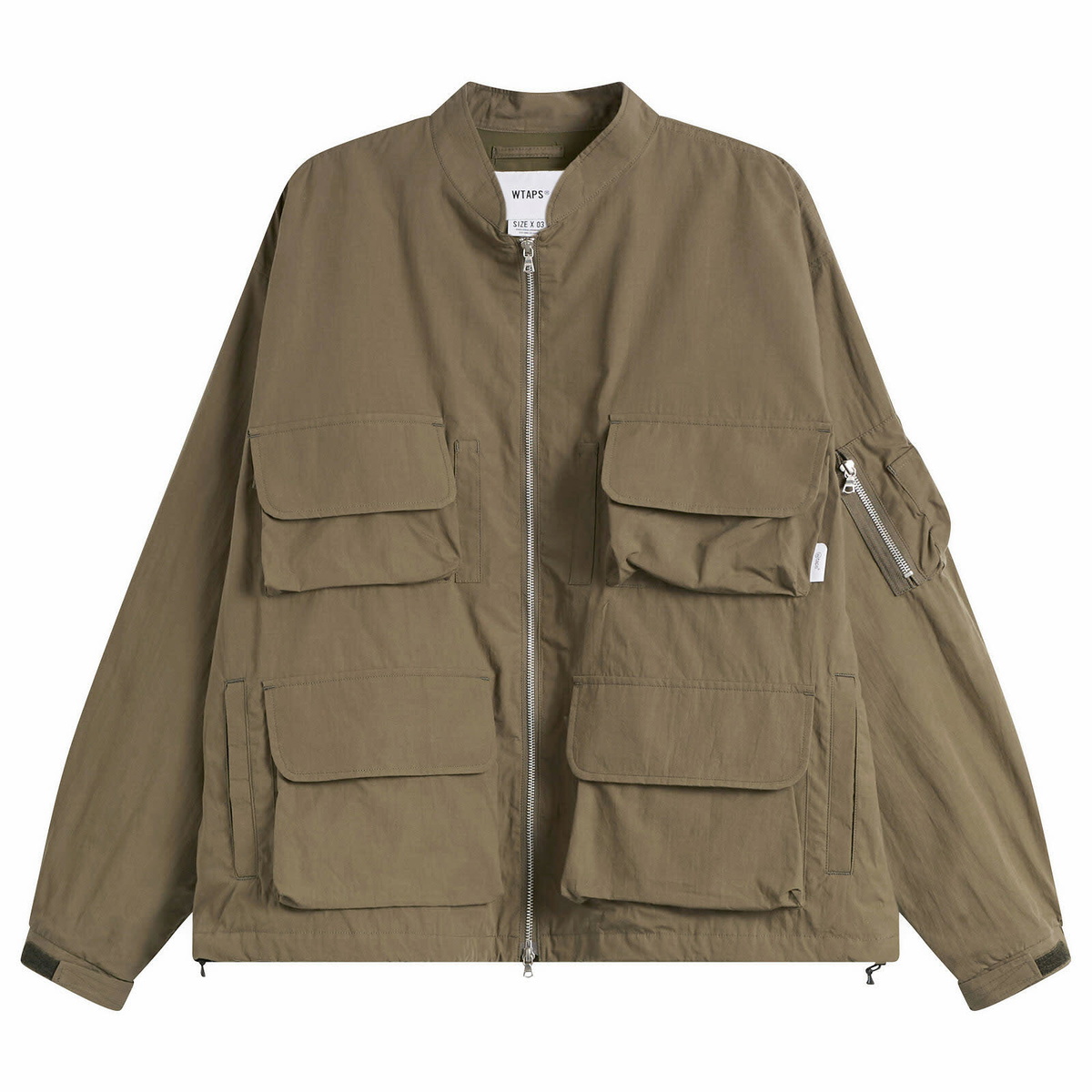 WTAPS - Chief Logo-Appliquéd Shell Jacket - Green WTAPS