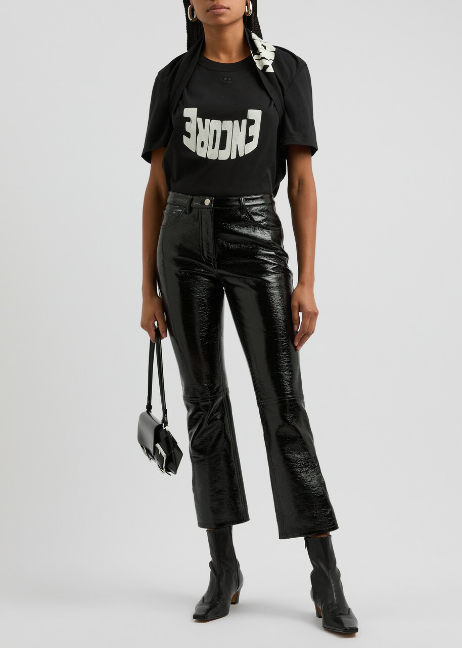 Tシャツ・カットソー COURREGES BLACK POLYESTER TANK TOP Courrèges 90's Tank Top | Black | FARFETCH