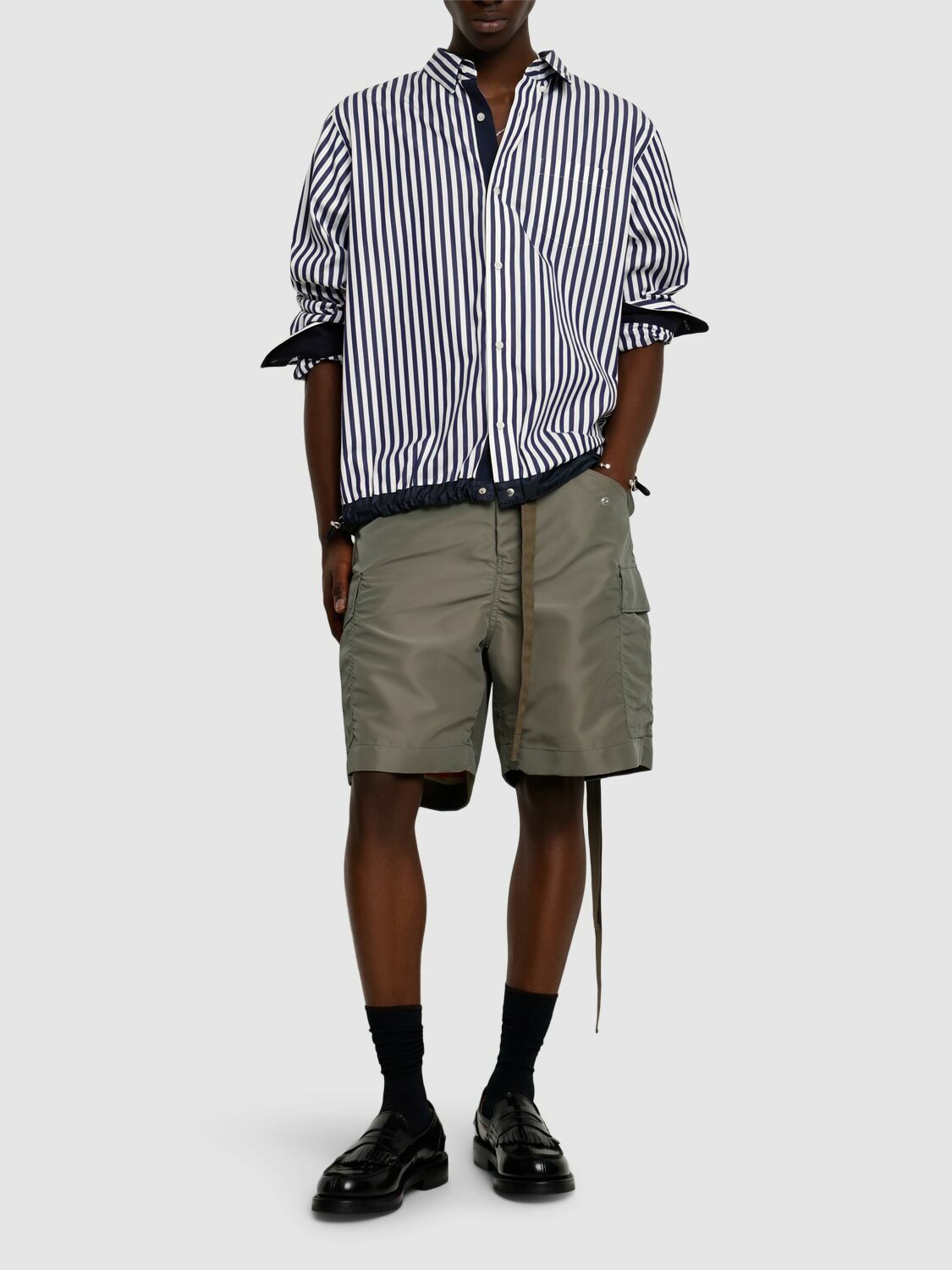 ✨美品✨24ss✨sacai✨Cotton Gabardine Shorts ✨美品✨24ss✨sacai✨Cotton Gabardine Shorts - メルカリ