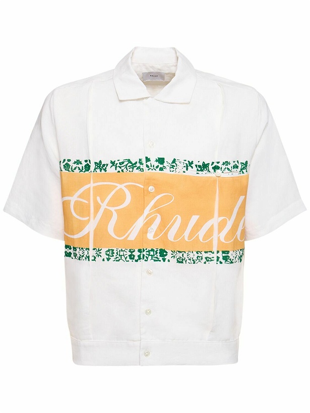 Photo: RHUDE - Rhude Linen Cuban Shirt