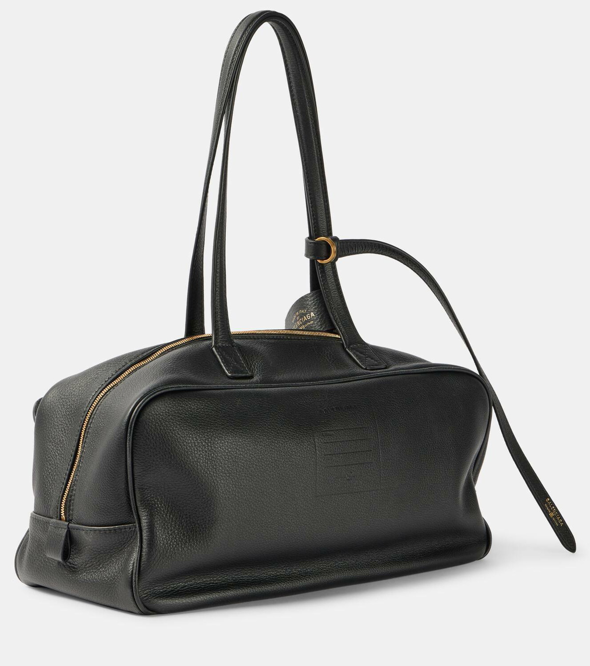 Balenciaga Carrie Medium leather bowling bag
