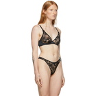 Fleur du Mal Black Lace Magnolia Unlined Bra