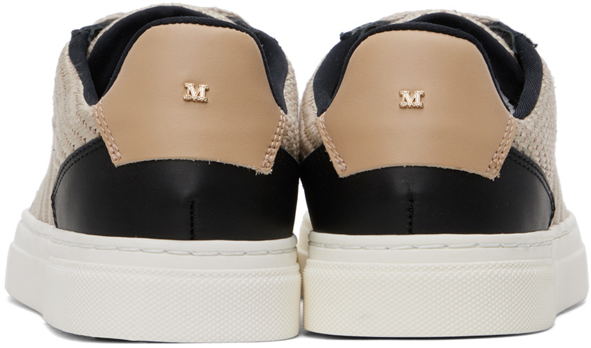 Max Mara スニーカー Taba Sneakers ローカット 47610131600 Max Mara Beige & Black Taba Sneakers Max Mara