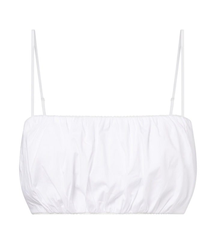 Photo: Staud Fiore cotton crop top