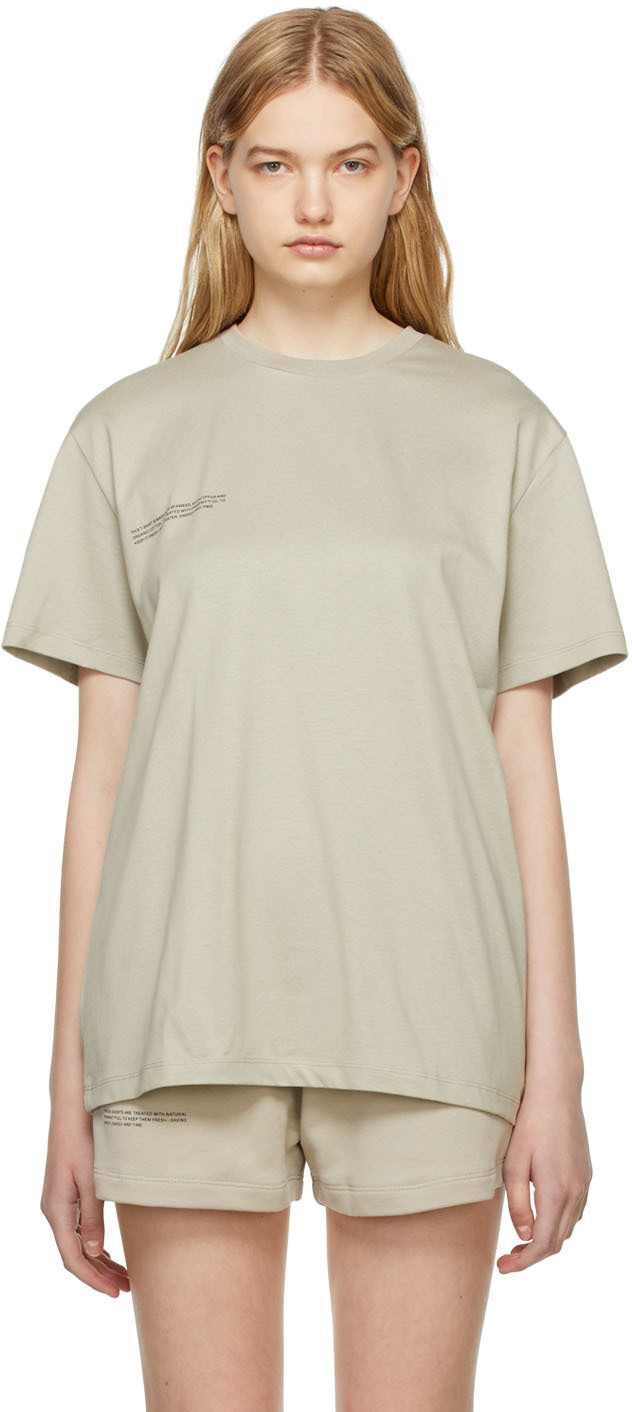 PANGAIA Gray Organic Cotton T-Shirt