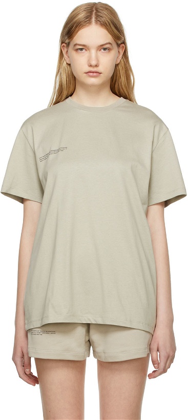 Photo: PANGAIA Gray Organic Cotton T-Shirt