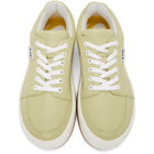 Sunnei Green Leather Dreamy Sneakers