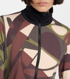 Toni Sailer Wieka printed jersey ski top