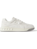 Valentino - Valentino Garavani Roman Stud Quilted Leather Sneakers - White