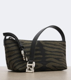 Fendi Vanity Small jacquard shoulder bag