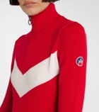 Fusalp Andromede ribbed-knit half-zip sweater