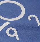 Polo Ralph Lauren - Logo-Print Fleece-Back Cotton-Blend Jersey Hoodie - Blue