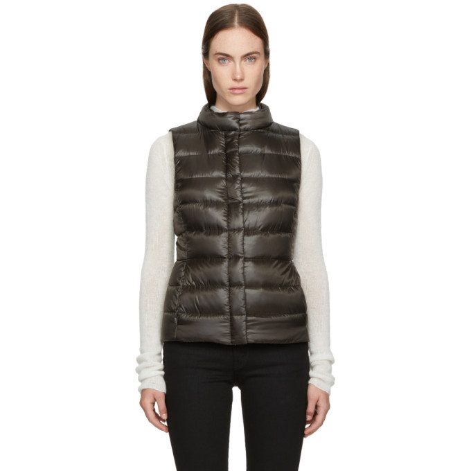 Herno Grey Sleeveless Down Vest Herno