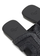 Castañer Philipa Raffia Sandals Black