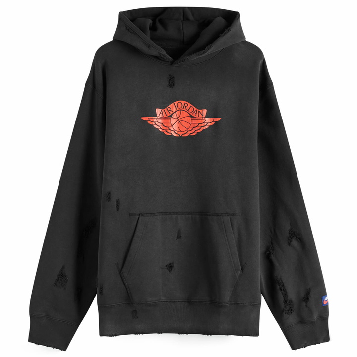 Photo: Air Jordan Men's Rair Air Pullover Fleece Hoodie in Black