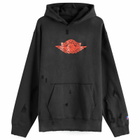 Air Jordan Men's Rair Air Pullover Fleece Hoodie in Black