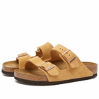 Birkenstock Arizona in Latte Cream Suede