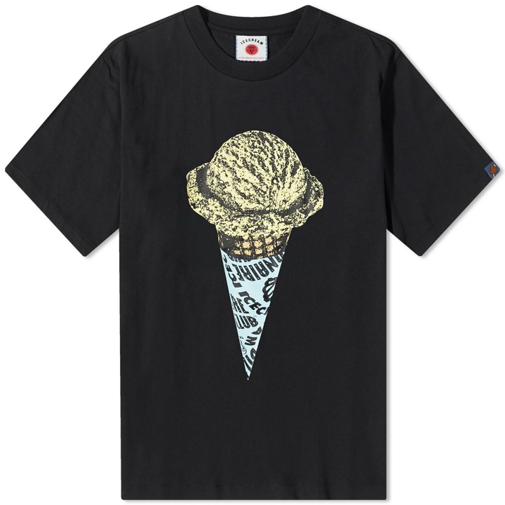 Photo: ICECREAM Men's Cone T-Shirt in Black