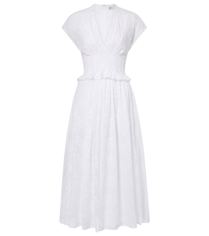 Photo: Tory Burch Broderie anglaise cotton midi dress