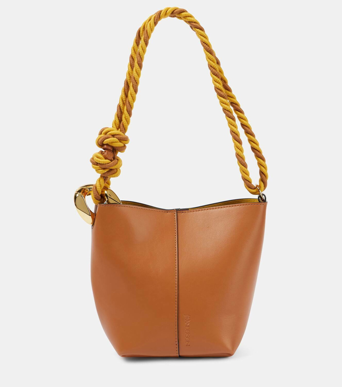 JW Anderson Corner Small leather bucket bag JW Anderson