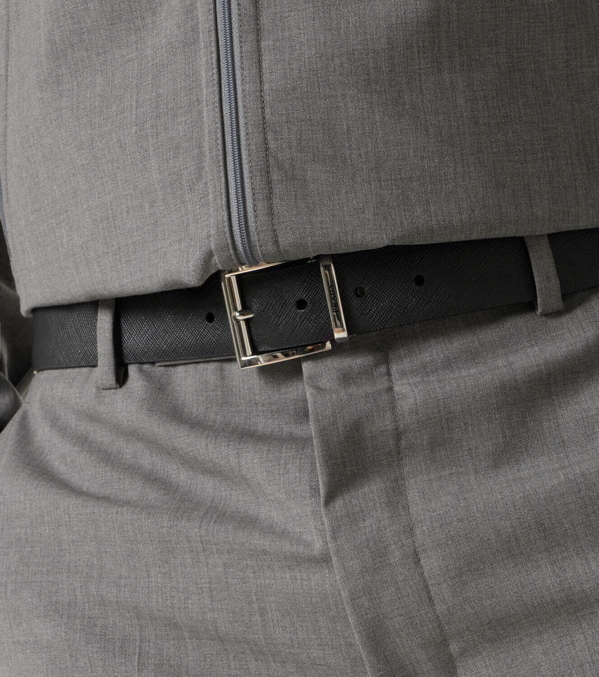 Prada Saffiano leather belt