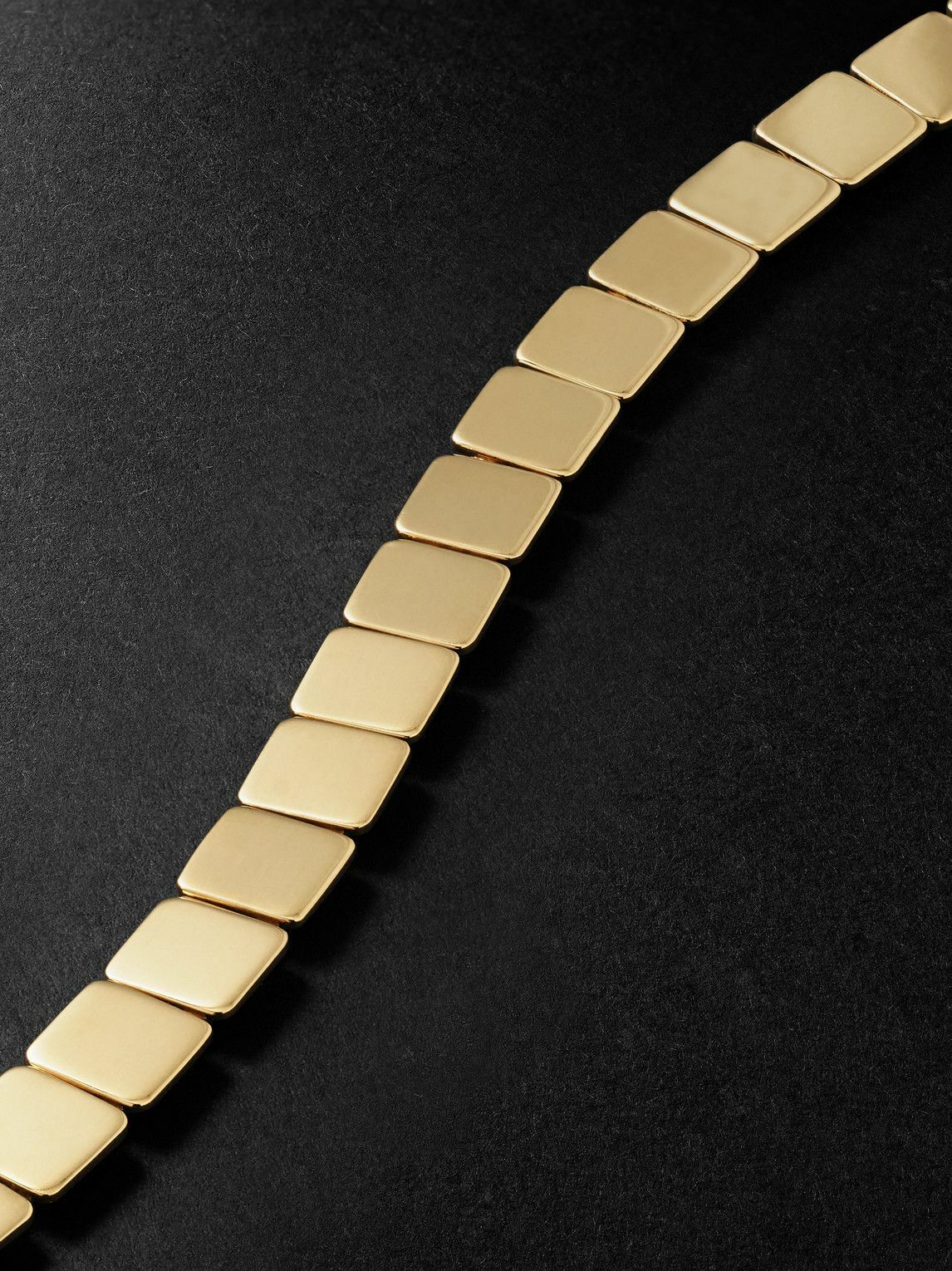 Ileana Makri - Medium Tile Gold Bracelet - Gold