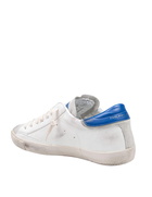 Philippe Model Prsx Low Sneakers In Leather Color White And Bluette