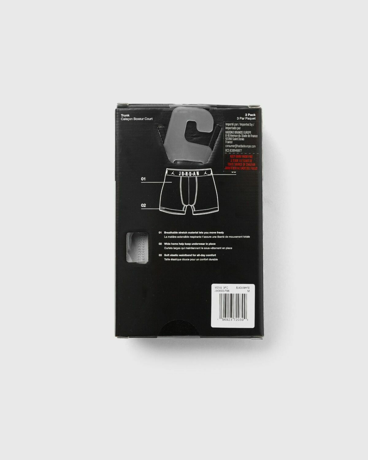 Jordan FLIGHT COTTON STRETCH 3PK TRUNK Multi-color Mens Boxers & Brief