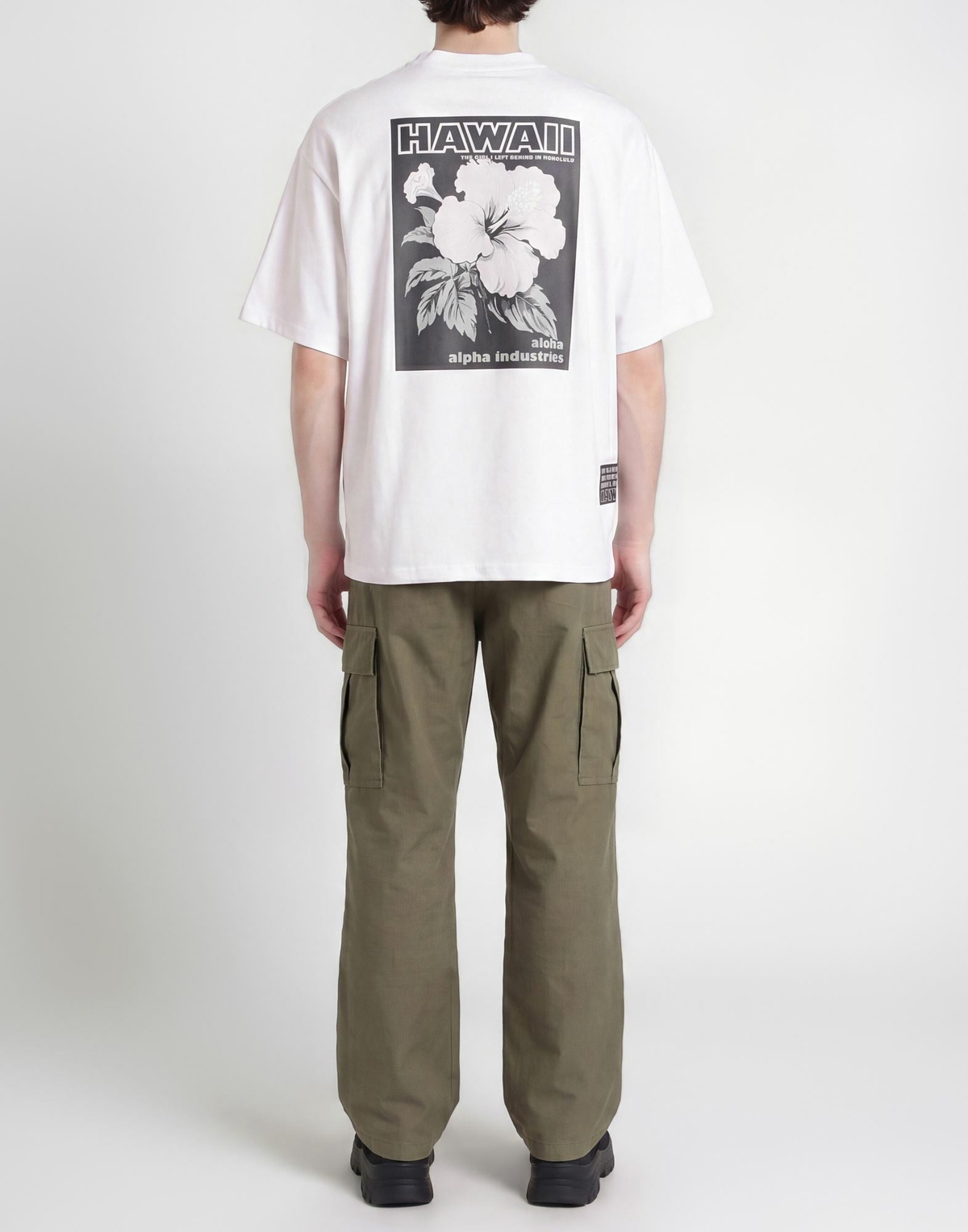 Alpha Industries Mens T-shirt in White