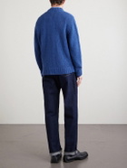 Barena - Linen-Blend Zip-Up Cardigan - Blue