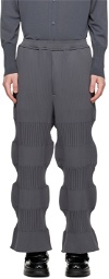 CFCL Gray Fluted 1 Trousers