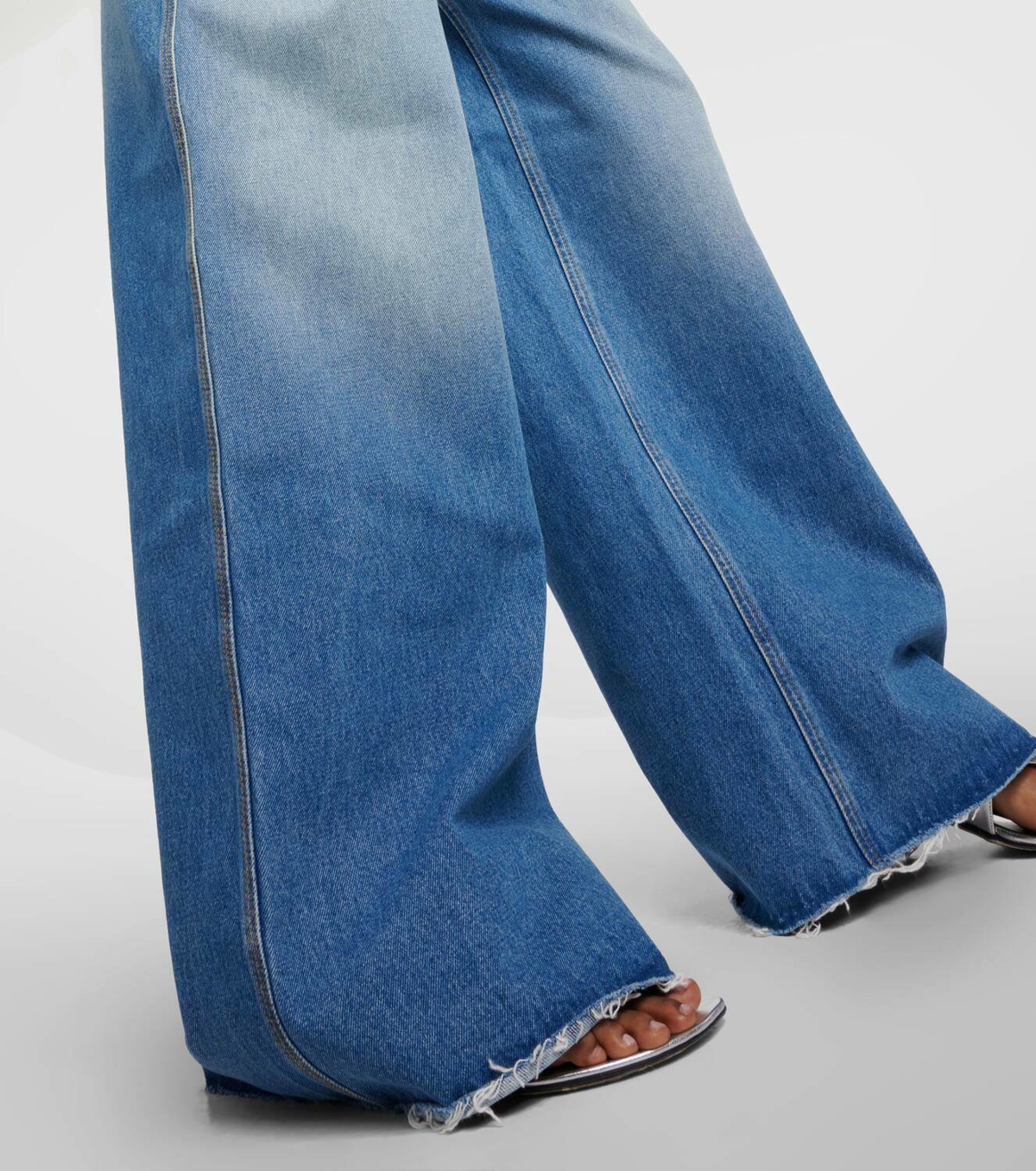 Gucci Horsebit high-rise wide-leg jeans Gucci