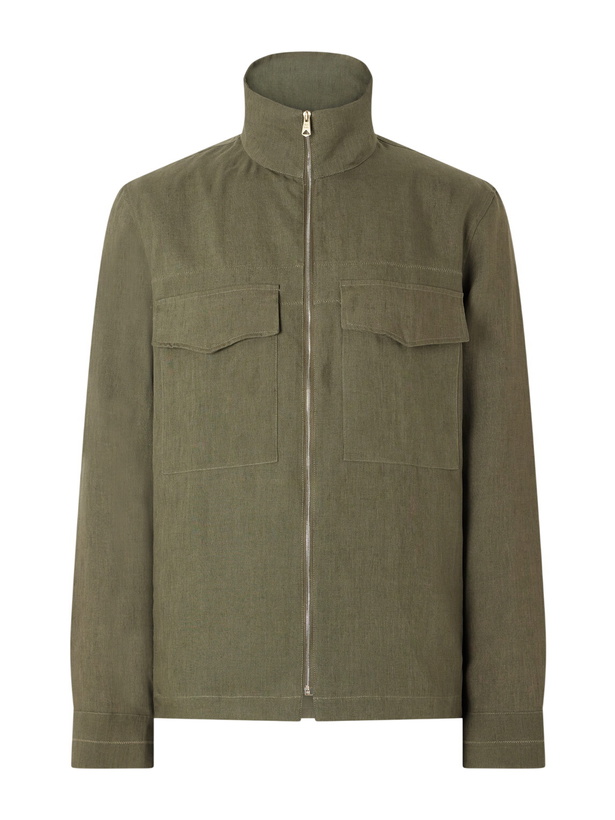 Photo: Paul Smith - Linen Overshirt - Green