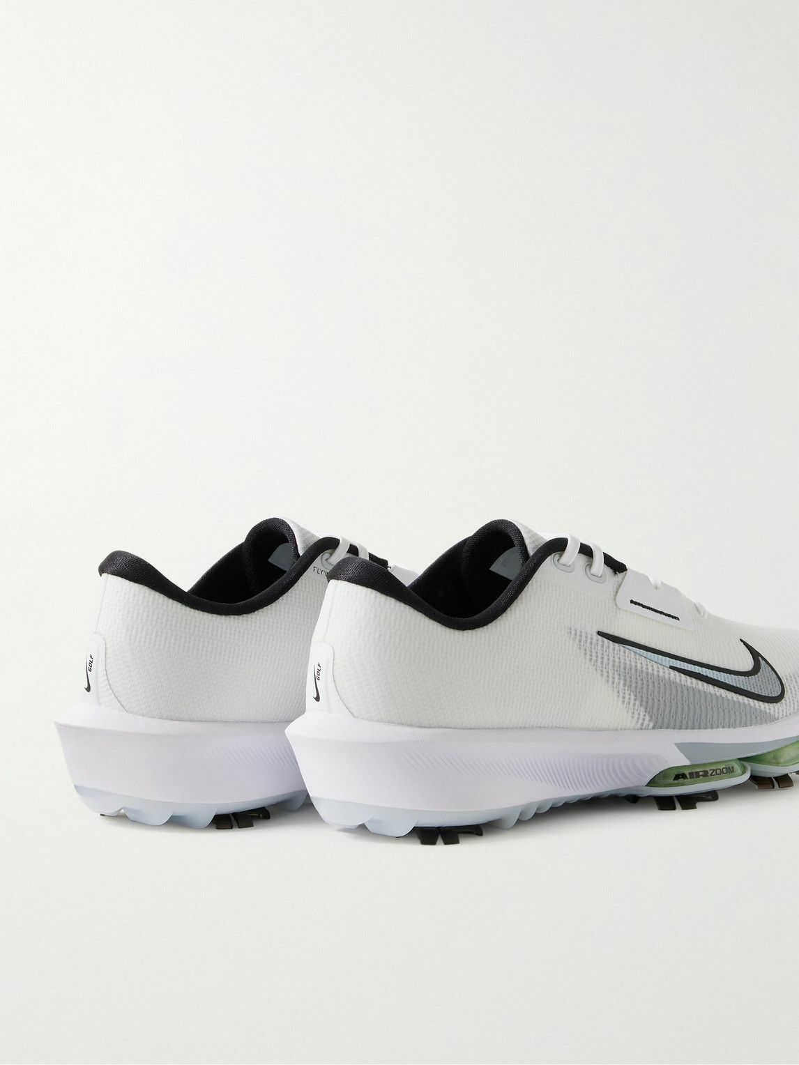 Nike Golf - Air Zoom Infinity Tour 2 Rubber-Trimmed Flyknit Golf Sneakers - White