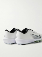 Nike Golf - Air Zoom Infinity Tour 2 Rubber-Trimmed Flyknit Golf Sneakers - White