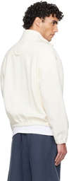 Rier White Fleece Sweater