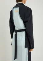 Bettter Ellis Panelled Wool-blend Blazer Navy